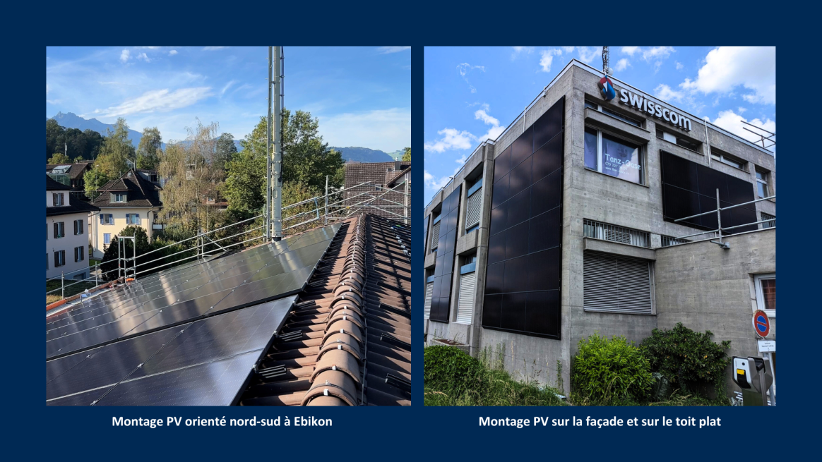 PV-Montage in Ebikon und Steffisburg im Vergleich