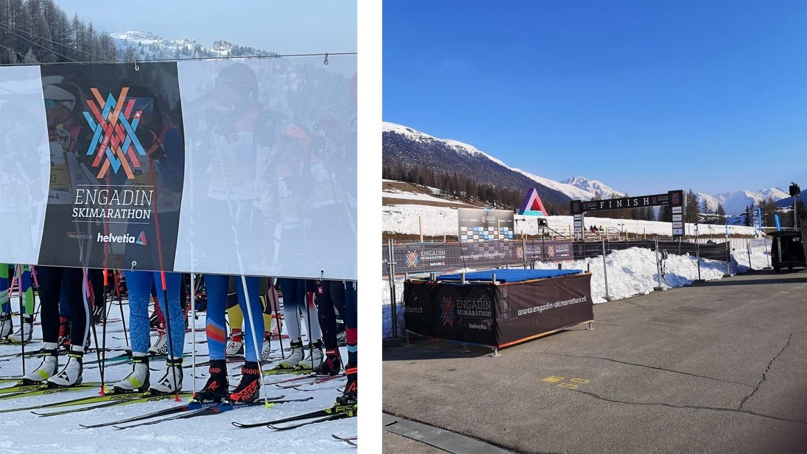 Kein Engadiner Skimarathon ohne cablex - Doppelbild 16-9