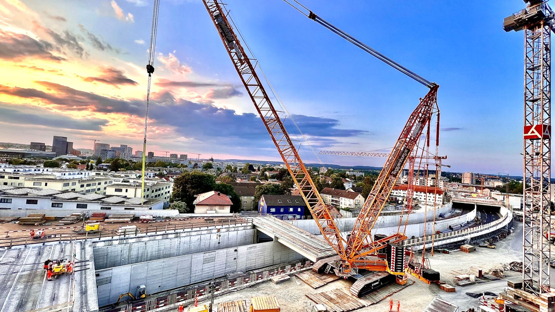 Grossbaustelle in Schwamendingen