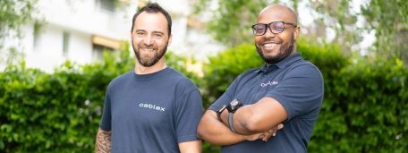 Deux collaborateurs de cablex.